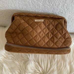 Joan & David Quilted Tan Handbag